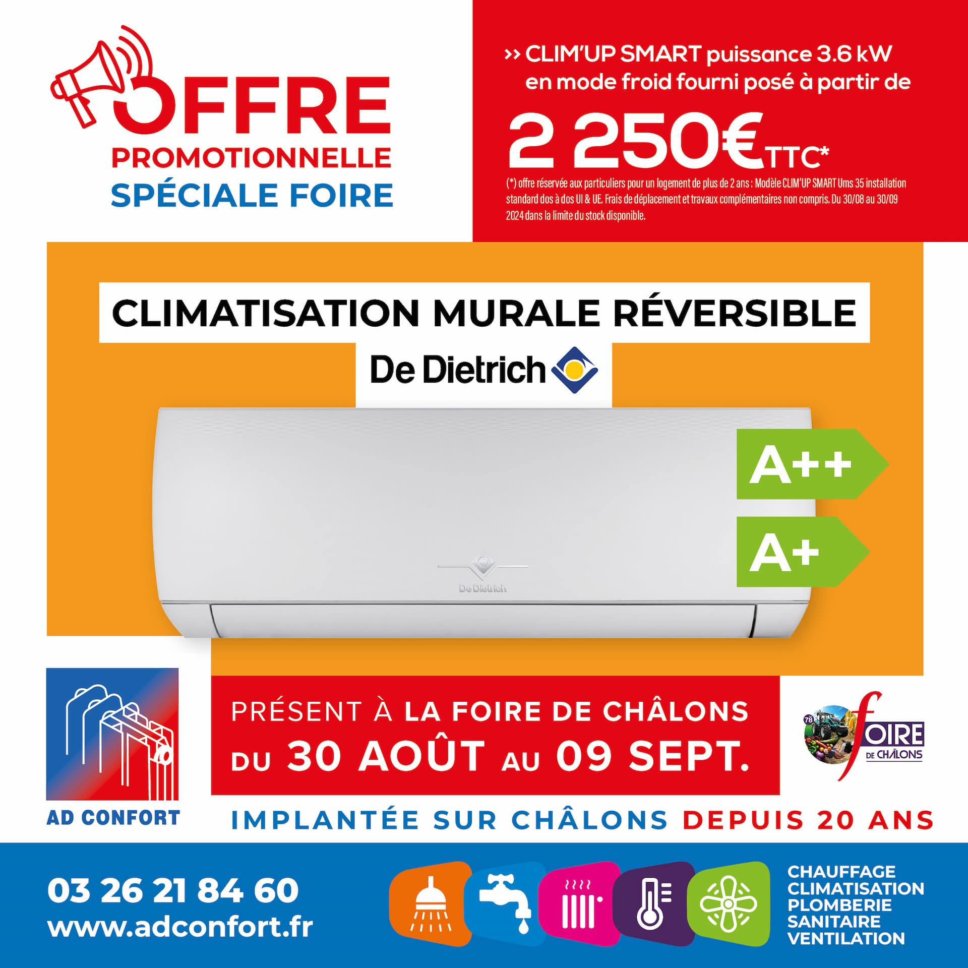 OFFRE CLIMATISATION RÉVERSIBLE