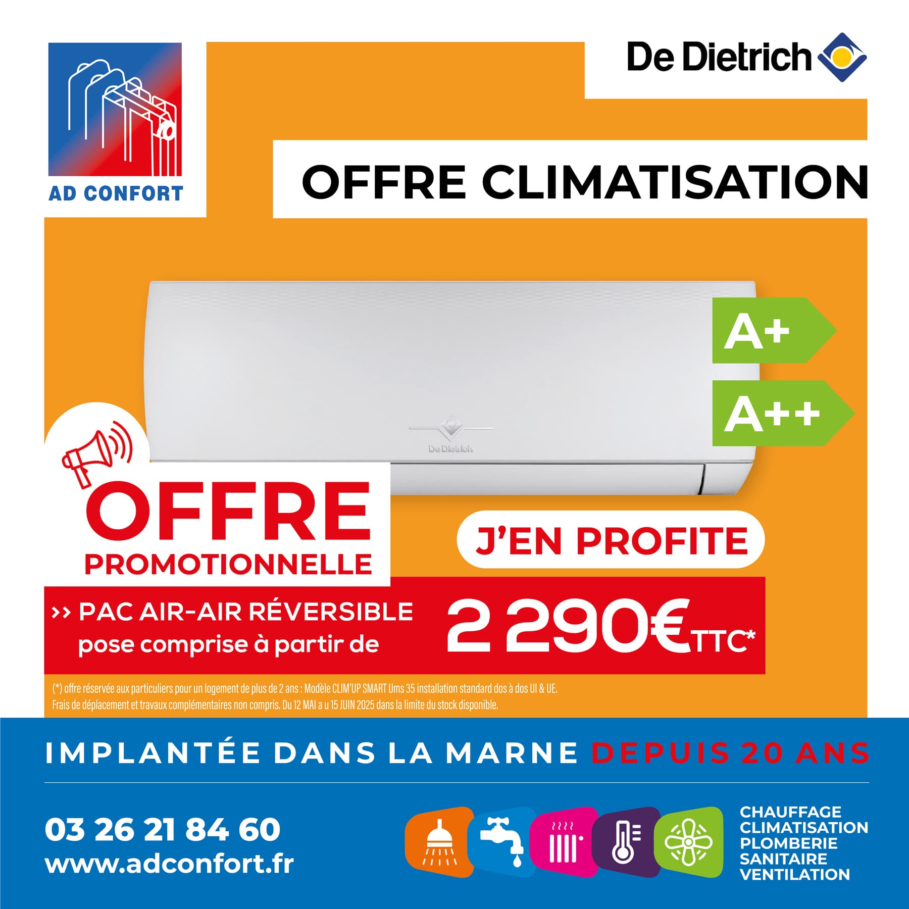 OFFRE CLIMATISATION REVERSIBLE